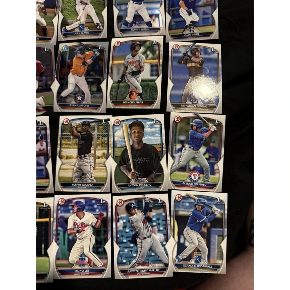 2021 /‎ 2023 Topps MLB Baseball cards BCP Series One, Numbered, BP lot of 25